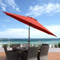 10' Tilting Market Patio Umbrella - CorLiving