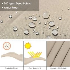 Costway 11' Patio Cantilever Offset Umbrella 360 Degrees Rotation Aluminum Tilt Base 20 Costway 11' Patio Cantilever Offset Umbrella 360 Degrees Rotation Aluminum Tilt Base -Outdoor Decoration Store GUEST 30a1525c 3153 4b41 ac7a ab74caa85965