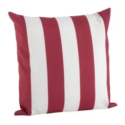 17"x17" Striped Poly Filled Indoor/Outdoor Accent Square Throw Pillow - Saro Lifestyle -Outdoor Decoration Store GUEST 31168aaa 36c8 48bb 9487 00a8aacded72