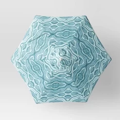 7.5'x7.5' Decorative Trim Scalloped Outdoor Market Umbrella Blue - Opalhouse™ Designed With Jungalow™ 9 7.5'x7.5' Decorative Trim Scalloped Outdoor Market Umbrella Blue - Opalhouse™ Designed With Jungalow™ -Outdoor Decoration Store GUEST 3480178a 70b9 4096 bef0 b5fe8b7a355b