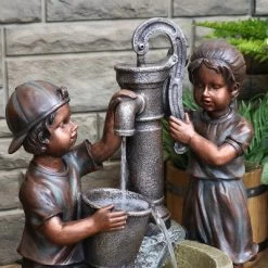 Sunnydaze Decor Sunnydaze 24"H Electric Polyresin Jack And Jill At Farmhouse Pump And Well Outdoor Water Fountain 19 Sunnydaze Decor Sunnydaze 24"H Electric Polyresin Jack And Jill At Farmhouse Pump And Well Outdoor Water Fountain -Outdoor Decoration Store GUEST 35612610 e7ae 473c b842 bc3b0734a121