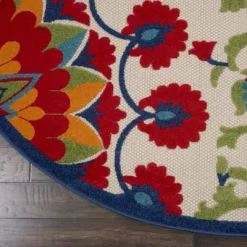 Nourison Aloha Transitional Floral Outdoor Rug -Outdoor Decoration Store GUEST 379049bd 9e5f 4350 87d2 ee3de769f137