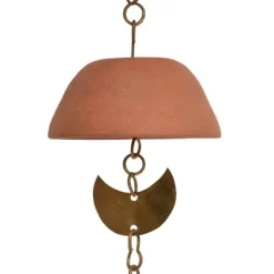 Moon Brass Terracotta & Metal Wall Hanging - Foreside Home & Garden -Outdoor Decoration Store GUEST 38c6fccc 74b4 4396 bb6d 78c0d66790d1