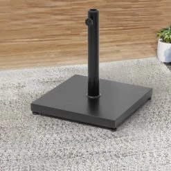 40lbs Square Outdoor Patio Market Umbrella Base Black - Crestlive Products -Outdoor Decoration Store GUEST 38f0a17a 9a11 43c5 a999 5b7020f3bd52
