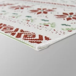 5' X 7' Fair Isle Outdoor Rug Red - Threshold™