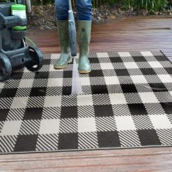 World Rug Gallery Buffalo Plaid Reversible Plastic Outdoor Rugs -Outdoor Decoration Store GUEST 3b2b5ca3 0432 41f5 b58a 0fc2786f3c49