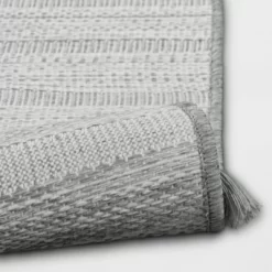 5' X 7' Striped Tapestry Outdoor Rug Charcoal Gray - Threshold™ -Outdoor Decoration Store GUEST 3b70556b d89a 4ce3 916e 9434a0813e77