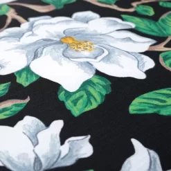 Set Of 2 Magnolia Outdoor/Indoor Throw Pillows Black - Pillow Perfect -Outdoor Decoration Store GUEST 3b72030a cb29 4743 85df fd038defdbaa