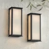 John Timberland Modern Outdoor Wall Light Fixtures Set Of 2 Black 12 3/4" Milky White Glass Panels For Post Exterior Barn Deck -Outdoor Decoration Store GUEST 3bae1aaf 6717 4aa4 b213 05c2c05d6d2f