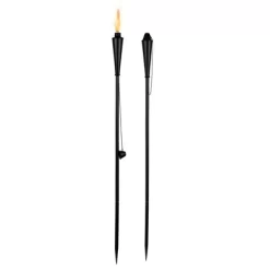 BIRDROCK HOME 4pk Mallorca Torches - Black -Outdoor Decoration Store GUEST 3c45babe 768e 4f63 b63b 6f949f42557b