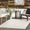 NuLOOM Stacey Textured Modern Geometric Indoor/Outdoor Patio Area Rug -Outdoor Decoration Store GUEST 3ddcebe4 dadd 4f79 9a3d 736b757f5d2d