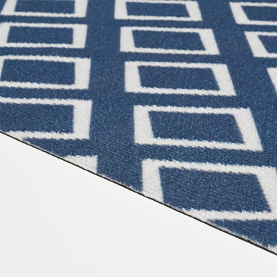 3pk Gemstone Indoor/Outdoor Rug Runner Mat Blue/White - Foss Floors 12 3pk Gemstone Indoor/Outdoor Rug Runner Mat Blue/White - Foss Floors - Image 10