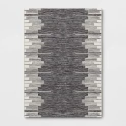 Graphic Steps Outdoor Rug Black - Project 62™ -Outdoor Decoration Store GUEST 411f66c2 f5a4 4000 afbd f7bc554d218a