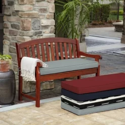 18" X 46" ProFoam Outdoor Bench Cushion - Leala Stone Gray - Arden Selections 11 18" X 46" ProFoam Outdoor Bench Cushion - Leala Stone Gray - Arden Selections -Outdoor Decoration Store GUEST 4314c705 41a2 4a0d be9b 7454b1af647a