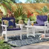 Arete Outdoor Chair Cushion Navy - Threshold™