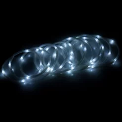 Solar Powered LED Rope Lights - 2-Pack - 23 FT Strand With 50 White Bulbs, Steady Or Twinkle Mode - Patio, Landscape And Wedding Decor By Pure Garden -Outdoor Decoration Store GUEST 43f2ac69 2f71 4958 9c8b db7d402c2c8c