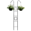 Achla Designs 83.5" Square-on-Square Modern Double Pole Iron Garden Trellis Graphite Powder Coat Finish 1 Achla Designs 83.5" Square-on-Square Modern Double Pole Iron Garden Trellis Graphite Powder Coat Finish -Outdoor Decoration Store GUEST 440b2b12 39ef 4d48 88f6 f90e41fdb813