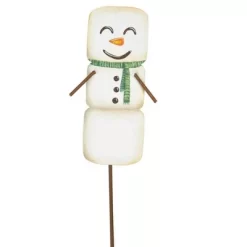 Christmas Marshmallow Snowmen Set/3 Stake - Three Yard Decorations 29 Inches - Ourdioor Indoor - C22026 - Metal - White -Outdoor Decoration Store GUEST 440e192f bd7b 444f 8e19 741d5950061c