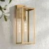 John Timberland Titan Modern Outdoor Wall Light Fixture Soft Gold 20 1/4" Clear Glass For Post Exterior Barn Deck House Porch Yard Posts Patio Home -Outdoor Decoration Store GUEST 447b50fe b06a 4639 8724 126f9afb1344