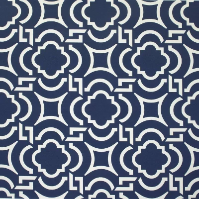 Outdoor 2pc Carmody Squared Corners Seat Cushions Navy - Pillow Perfect 6 Outdoor 2pc Carmody Squared Corners Seat Cushions Navy - Pillow Perfect - Image 4