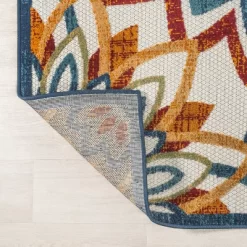 Flora Abstract Bold Mandala High-Low Indoor/Outdoor Area Rug - JONATHAN Y -Outdoor Decoration Store GUEST 450744e7 fe65 4bcb 9d69 1ae94b979271