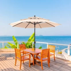 10' X 10' Outdoor 3-Tier Patio Market Umbrella - Captiva Designs -Outdoor Decoration Store GUEST 462ed0c1 6f4d 4a82 a96c ee333147767b