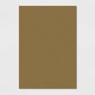 Basketweave Outdoor Rug Hickory - Smith & Hawken 7 Basketweave Outdoor Rug Hickory - Smith & Hawken - Image 5