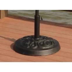 33Ibs Resin Outdoor Decorative Patio Umbrella Base Black - Wellfor -Outdoor Decoration Store GUEST 47044dd4 2d95 481f 95bd 7e794cb4c5b2