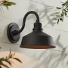 Franklin Iron Works Arnett Rustic Industrial Farmhouse Outdoor Barn Light Fixture Black Gooseneck 10 1/2" For Exterior Deck House Porch Patio Outside -Outdoor Decoration Store GUEST 476c6826 8d2e 4b13 8bd1 15c35ecb97f0