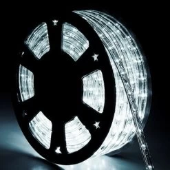 Costway 100' 2 Wire LED Rope Light Christmas Decorative Party In/Outdoor 110V Cool White -Outdoor Decoration Store GUEST 47bd02a8 4f27 4fb2 a18b 14307ceae0a7