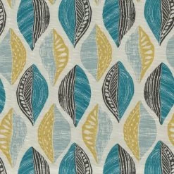 Set Of 2 Leaf Block Outdoor/Indoor Deluxe Tufted Chairpads Teal/Citron - Pillow Perfect -Outdoor Decoration Store GUEST 47c8ab01 7fa0 48b4 bd8c 33b8d3d3feb2 1