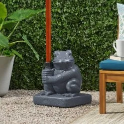 Neptune Umbrella Base - Gray - Christopher Knight Home -Outdoor Decoration Store GUEST 48add151 0315 4cd1 8949 0e029cfac2cf