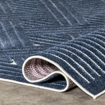 NuLOOM Onita Transitional Striped Indoor/Outdoor Patio Area Rug 5 NuLOOM Onita Transitional Striped Indoor/Outdoor Patio Area Rug - Image 3