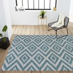 Sintra Diamond Indoor/Outdoor Area Rug - JONATHAN Y -Outdoor Decoration Store GUEST 499daec3 f728 4bfd b600 9f0d353e9652