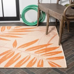 Havana Tropical Palm Leaf Indoor/Outdoor Area Rug - JONATHAN Y -Outdoor Decoration Store GUEST 49ee4f5d 1f32 4b08 8ab6 1a11ba07cb21