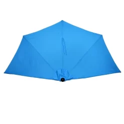 Half Round Patio Umbrella With Easy Crank – Compact 9ft Semicircle Outdoor Shade Canopy For Balcony, Porch, Or Deck By Nature Spring (Blue) 10 Half Round Patio Umbrella With Easy Crank – Compact 9ft Semicircle Outdoor Shade Canopy For Balcony, Porch, Or Deck By Nature Spring (Blue) -Outdoor Decoration Store GUEST 4af8e698 a7a3 4168 a9b9 09d947dca459