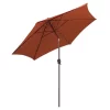 9' X 9' Round Lighted Patio Umbrella - Rust - Tropishade -Outdoor Decoration Store GUEST 4b844ad6 0afe 48f7 b9e2 c18f0730ce2f