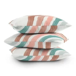 Emanuela Carratoni Double Retro Rainbows Outdoor Throw Pillow Orange - Deny Designs -Outdoor Decoration Store GUEST 4bf51b46 1784 4bef 915e 2beb85e25b79