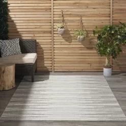 Nourison Calobra Contemporary Flatweave Indoor/Outdoor Area Rug -Outdoor Decoration Store GUEST 4c2342d4 1ef0 4fd2 8342 53a638d5d6bd