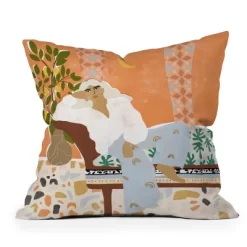 Alja Horvat There Is Always Sunshine Outdoor Throw Pillow Orange - Deny Designs -Outdoor Decoration Store GUEST 4c319505 ebec 4014 868f d0faaae8339d