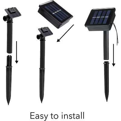 Dartwood 39 Ft Solar Crystal Ball String Lights - Solar Outdoor Lights - LED Light Bulbs For Your Home, Yard, Or Garden (4 Pack) 5 Dartwood 39 Ft Solar Crystal Ball String Lights - Solar Outdoor Lights - LED Light Bulbs For Your Home, Yard, Or Garden (4 Pack) - Image 3