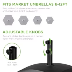Best Choice Products Fillable Mobile Umbrella Base Heavy Duty Market Stand W/ 4 Wheels, 2 Locks, 123lb Capacity 14 Best Choice Products Fillable Mobile Umbrella Base Heavy Duty Market Stand W/ 4 Wheels, 2 Locks, 123lb Capacity -Outdoor Decoration Store GUEST 4e785589 a95b 4d04 9853 6e4ab6a4e595