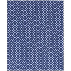 3pk Gemstone Indoor/Outdoor Rug Runner Mat Blue/White - Foss Floors