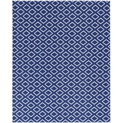 3pk Gemstone Indoor/Outdoor Rug Runner Mat Blue/White - Foss Floors 3 3pk Gemstone Indoor/Outdoor Rug Runner Mat Blue/White - Foss Floors