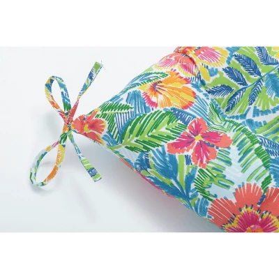 Outdoor/Indoor Tufted Seat Cushions Pensacola - Pillow Perfect 4 Outdoor/Indoor Tufted Seat Cushions Pensacola - Pillow Perfect - Image 2