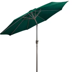 Northlight 9ft Outdoor Patio Market Umbrella With Hand Crank And Tilt, Hunter Green -Outdoor Decoration Store GUEST 4f0d817e dc2f 402f 828b c8eb6007bb6b