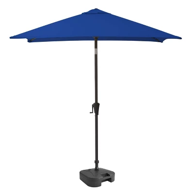 9' Square Titling Market Patio Umbrella With Base - CorLiving 9 9' Square Titling Market Patio Umbrella With Base - CorLiving - Image 7