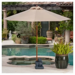 Neptune Umbrella Base - Gray - Christopher Knight Home -Outdoor Decoration Store GUEST 50d1ebc0 7c49 4a01 96a7 628e5452597f