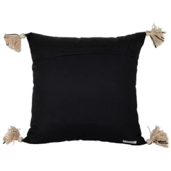 18X18 Inch Hand Woven Southwest Geo Outdoor Pillow Black Polyester With Polyester Fill By Foreside Home & Garden -Outdoor Decoration Store GUEST 52674e20 701b 43d9 956d 8d9971633059