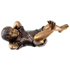 Design Toscano Lazy Days, Resting Boy Cast Bronze Piped Garden Statue -Outdoor Decoration Store GUEST 53b1614e 4083 4d98 8d32 776791c9cabe